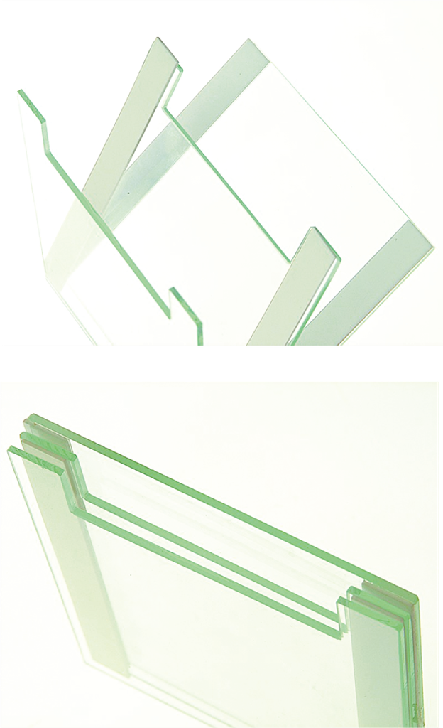 10 x 10cm plain glass plates with 2mm bonded spacers (pack of 2)